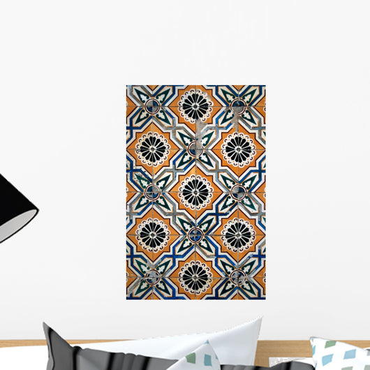 Portuguese Glazed Tiles Wall Decal Design 3