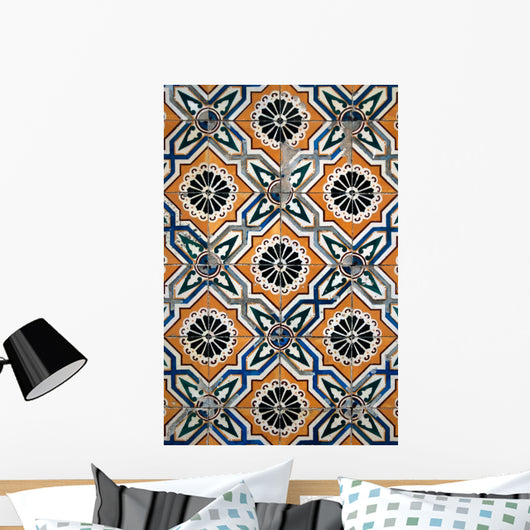 Portuguese Glazed Tiles Wall Decal Design 3