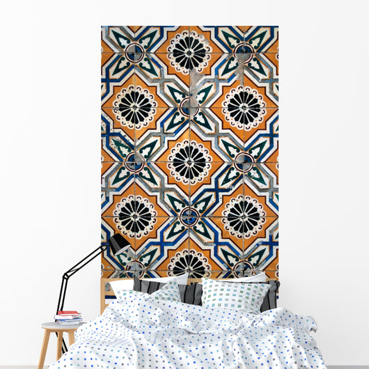 Portuguese Glazed Tiles Wall Decal Design 3
