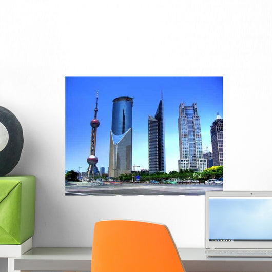 Shanghai Pudong Wall Decal Design 1