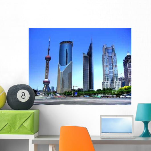 Shanghai Pudong Wall Decal Design 1