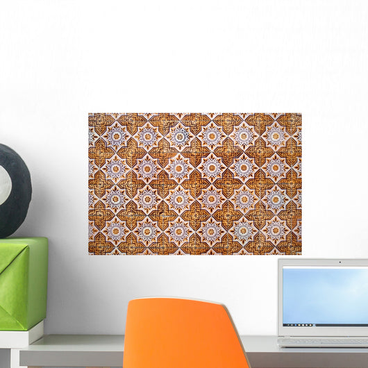 Portuguese Glazed Tiles Wall Decal Design 2