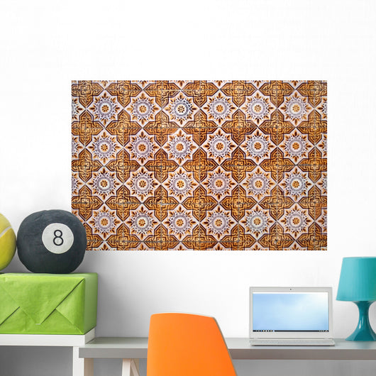 Portuguese Glazed Tiles Wall Decal Design 2
