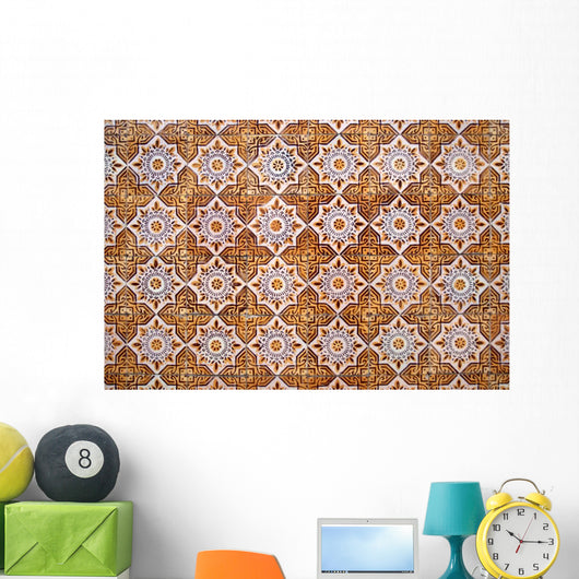 Portuguese Glazed Tiles Wall Decal Design 2