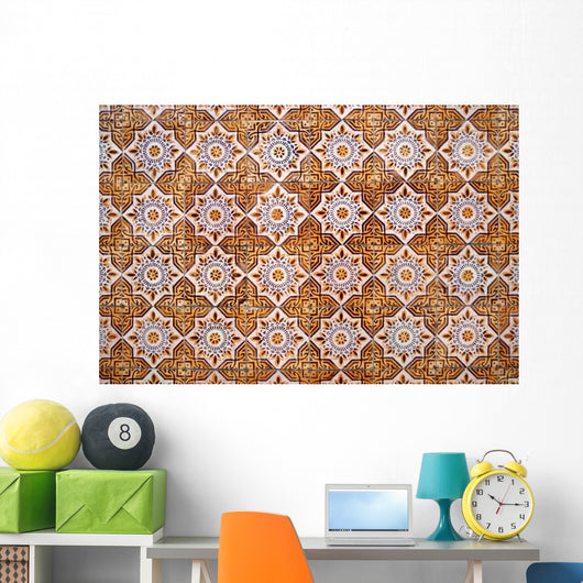 Portuguese Glazed Tiles Wall Decal Design 2
