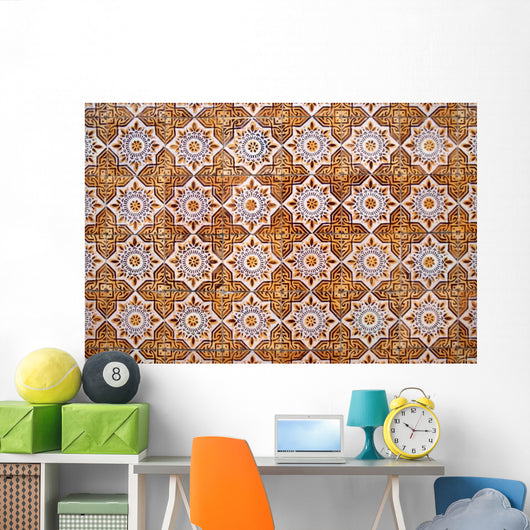 Portuguese Glazed Tiles Wall Decal Design 2