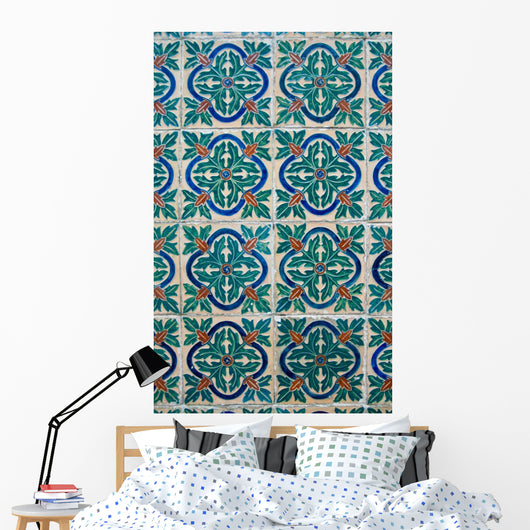 Portuguese Glazed Tiles Wall Decal Design 1
