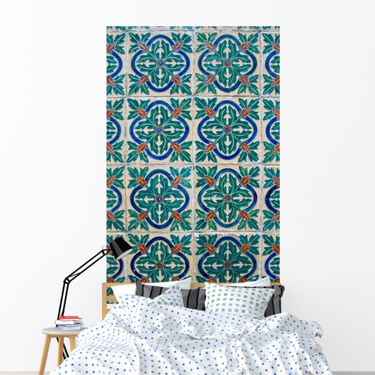 Portuguese Glazed Tiles Wall Decal Design 1