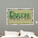 Dragons Inscription Using Special Fantasy Font Vector Wall Decal