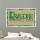 Dragons Inscription Using Special Fantasy Font Vector Wall Decal
