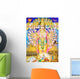 Indian God Krishna in Virat Roop Wall Mural