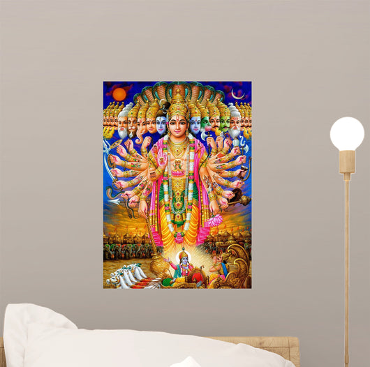 Indian God Krishna Virat Wall Decal