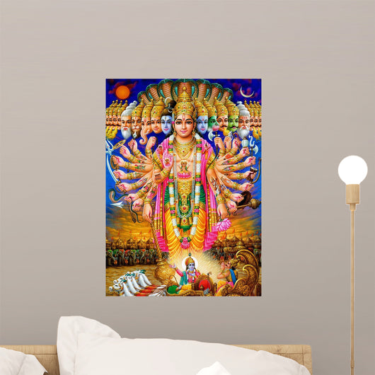 Indian God Krishna Virat Wall Decal