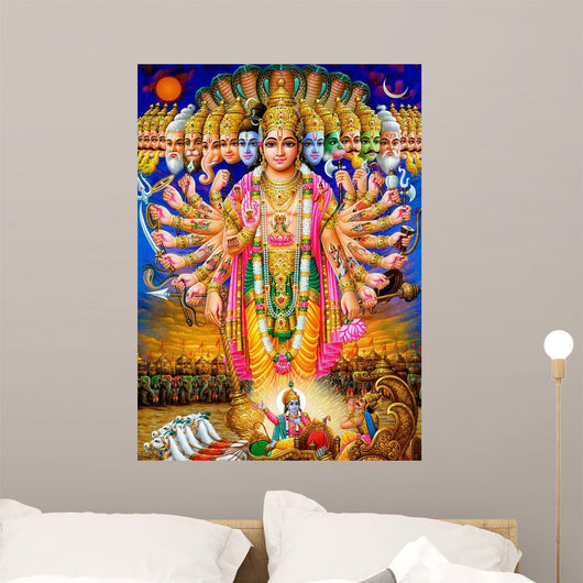Indian God Krishna Virat Wall Decal
