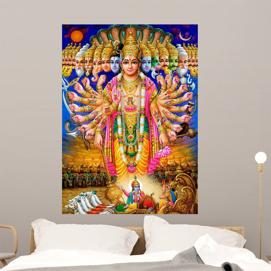 Indian God Krishna Virat Wall Decal