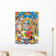 Indian God Bhagwan Ram with Whole Darbar Wall Mural