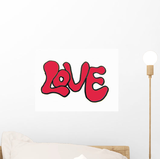 love graffiti Wall Decal