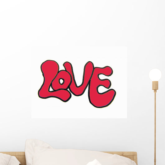 love graffiti Wall Decal