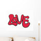 love graffiti Wall Decal