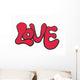 love graffiti Wall Decal