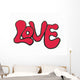 love graffiti Wall Decal