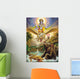 Indian God Vishnu with Garud Dav the Vahan of Vish Wall Mural