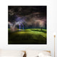 Tornado in stormy landscape Wall Mural