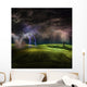 Tornado in stormy landscape Wall Mural