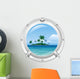 Porthole with sea view Wall Decal