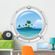 Porthole with sea view Wall Decal