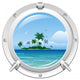 Porthole with sea view Wall Decal