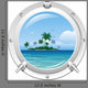 Porthole with sea view Wall Decal