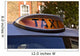 taxi for hire light, london Wall Mural