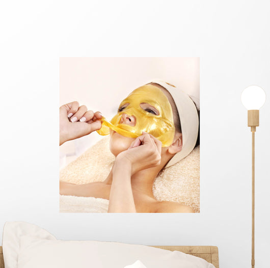 Girl with Gold Facial