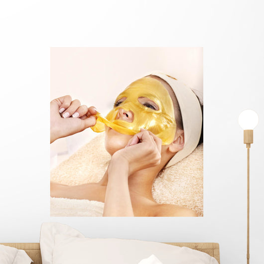 Girl with Gold Facial