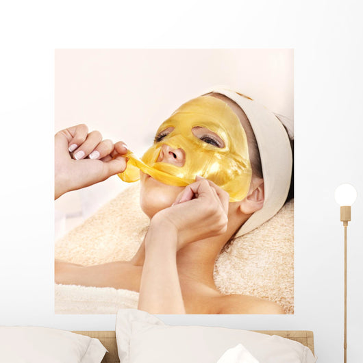 Girl with Gold Facial