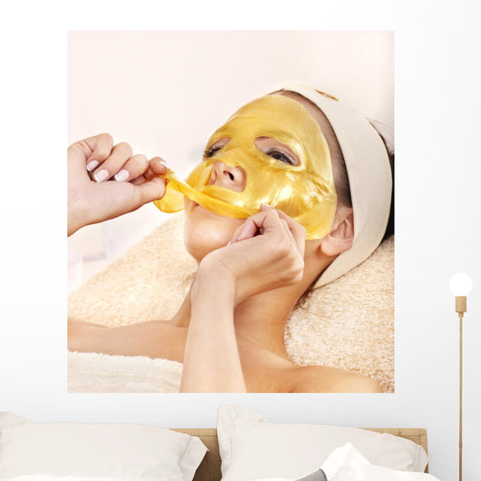 Girl with Gold Facial