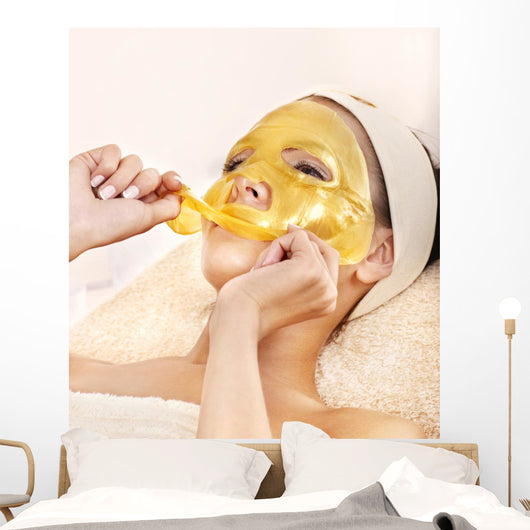 Girl with Gold Facial