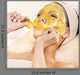 Girl with Gold Facial