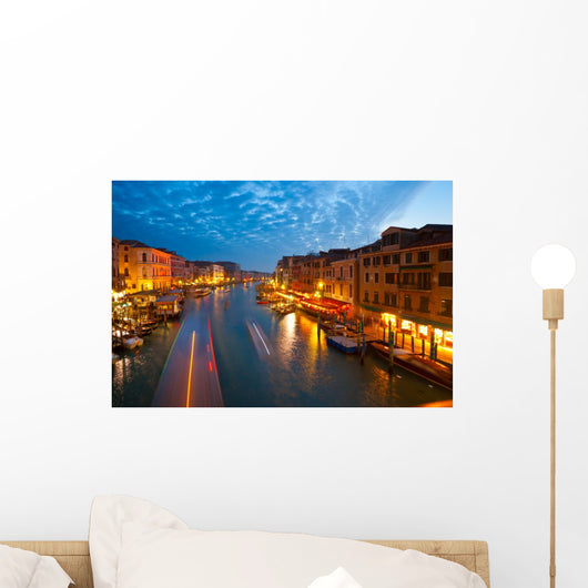Venice, View from Rialto Bridge. Wall Mural