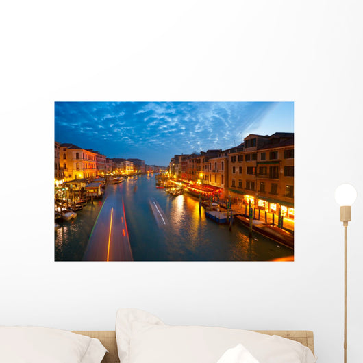 Venice, View from Rialto Bridge. Wall Mural