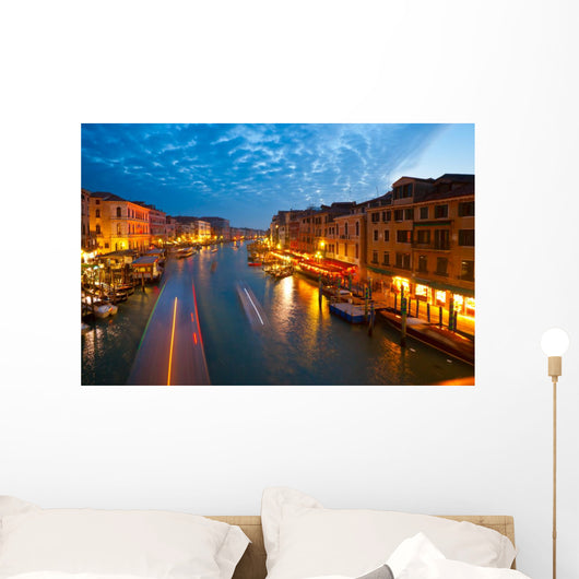 Venice, View from Rialto Bridge. Wall Mural