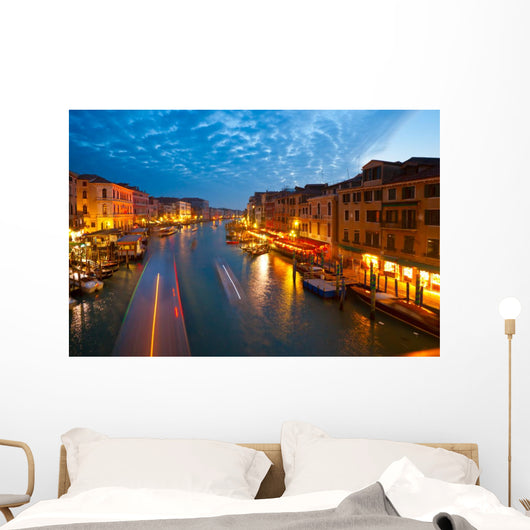 Venice, View from Rialto Bridge. Wall Mural