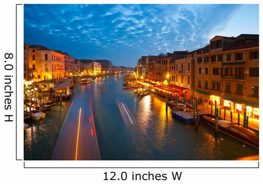 Venice, View from Rialto Bridge. Wall Mural