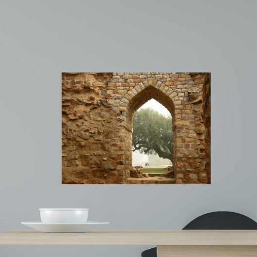 Lovers beneath Tree Wall Decal