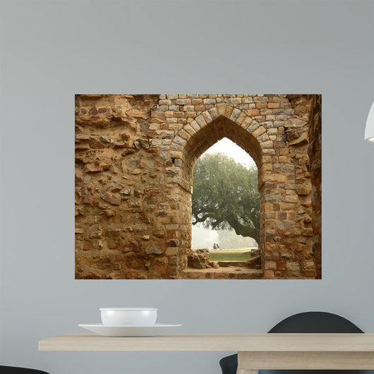 Lovers beneath Tree Wall Decal