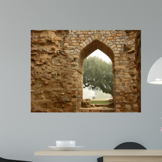 Lovers beneath Tree Wall Decal