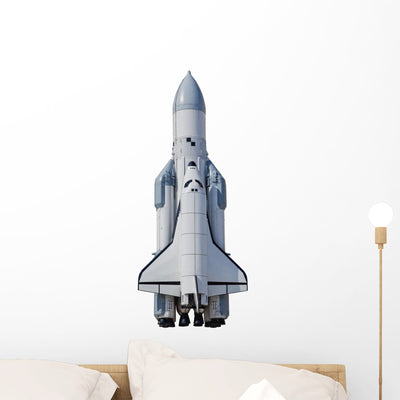 Spaceship Buran Samara Russia Wall Decal shown on a wall