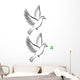 Flight Dove Wall Mural