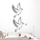 Flight Dove Wall Mural